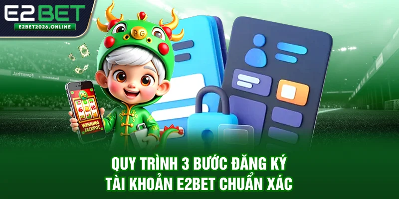 Quy trình 3 bước đăng ký tài khoản E2bet chuẩn xác